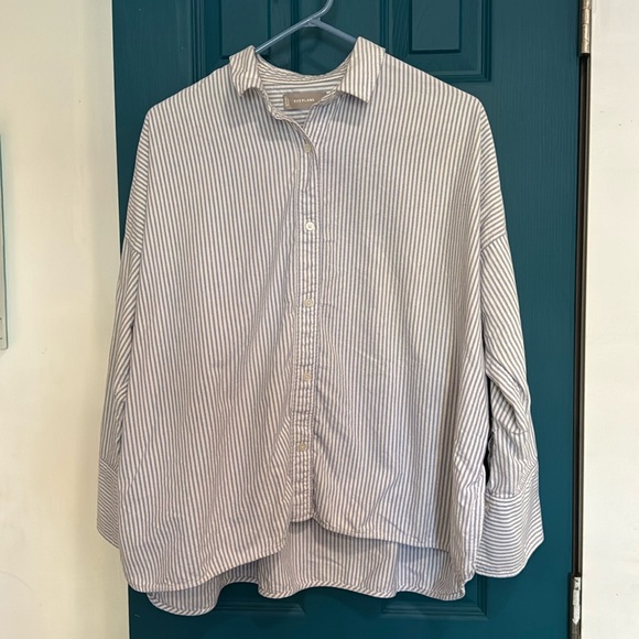 Everlane “The Japanese Boxy Striped Oxford” - 8 - Picture 2 of 4